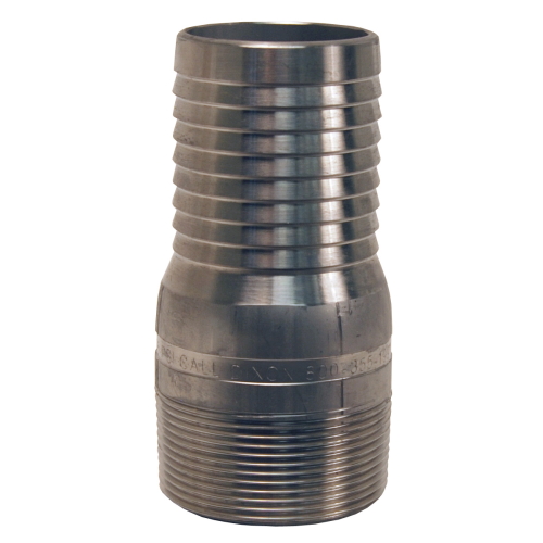 Stainless Steel King™ Combination Nipple BSPT End